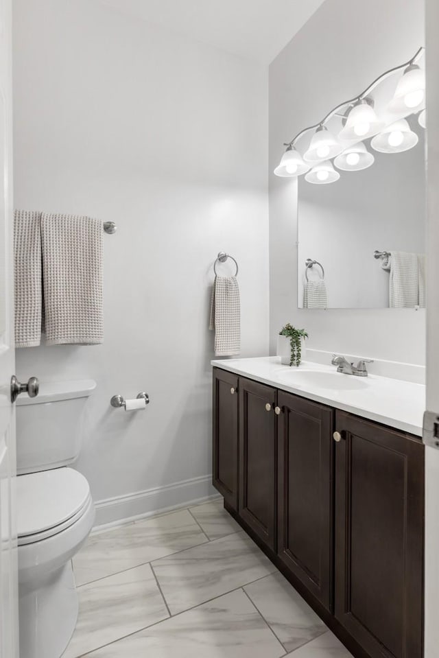 416 Sloan Rd, Nashville, TN 37209 - bathroom featuring vanity and marble look tile flooring