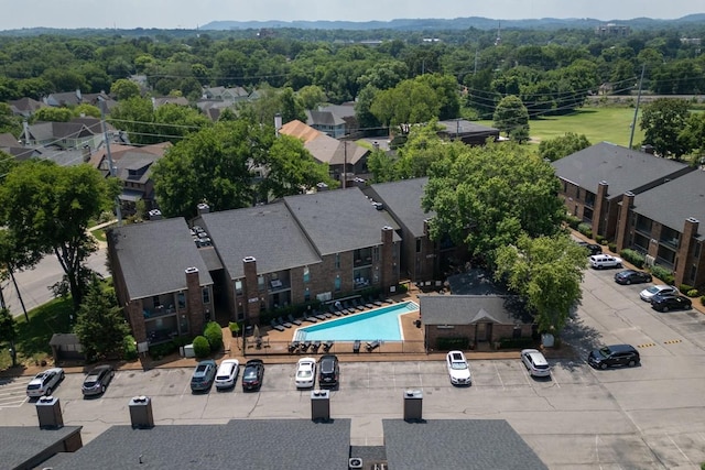 416 Sloan Rd, Nashville, TN 37209 - aerial view of residential area with a pool