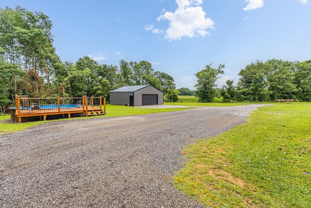1567 Oak Knob Rd, Lafayette, TN 37083 - view of dirt / gravel road featuring view of scattered trees