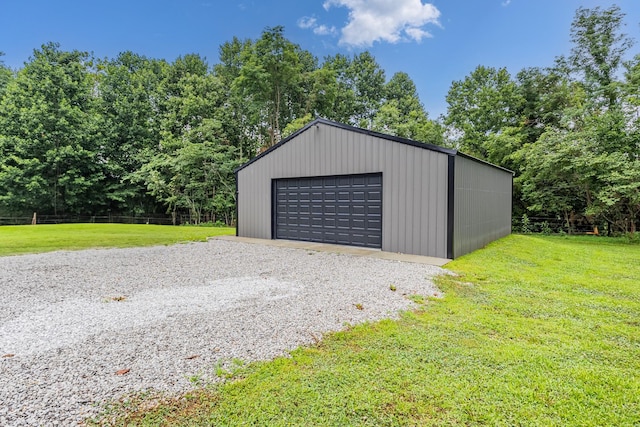 1567 Oak Knob Rd, Lafayette, TN 37083 - view of detached garage
