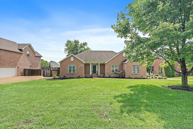 1729 Dryden Dr, Spring Hill, TN 37174 - view of front facade featuring crawl space and brick siding