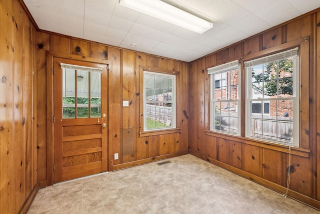 1221 W Commerce St W, Lewisburg, TN 37091 - entryway featuring plenty of natural light and wood walls