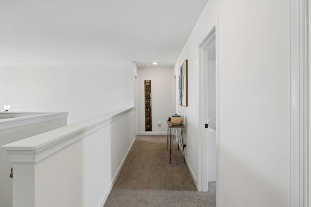 6007 Cavalry Ct, Spring Hill, TN 37174 - corridor featuring light colored carpet and recessed lighting