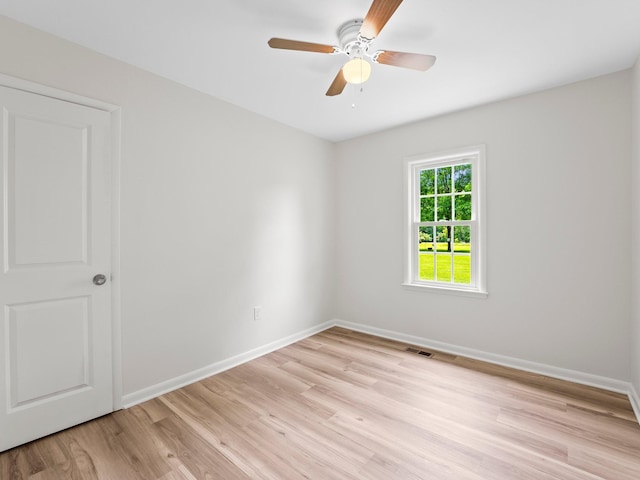 206 Elk Acre Dr, Estill Springs, TN 37330 - unfurnished room featuring light wood finished floors and a ceiling fan