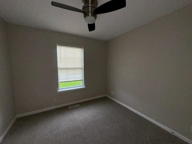 4073 Challis Dr, Clarksville, TN 37040 - carpeted empty room featuring a ceiling fan and baseboards