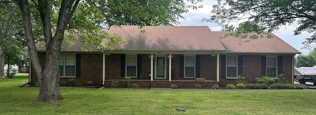 2519 Buckle St, Murfreesboro, TN 37129 - single story home featuring a front lawn, brick siding, and a porch