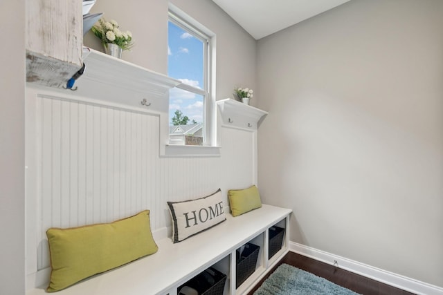 2229 Arbor Pointe Way, Hermitage, TN 37076 - mudroom featuring dark wood-type flooring and baseboards