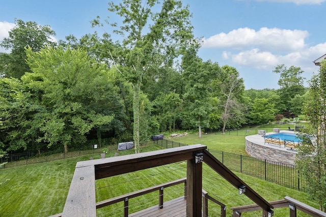 2229 Arbor Pointe Way, Hermitage, TN 37076 - wooden terrace with a fenced backyard