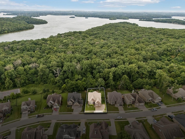 2229 Arbor Pointe Way, Hermitage, TN 37076 - aerial overview of property's location with nearby suburban area and property parcel outlined
