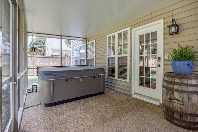 5925 Westheimer Dr, Brentwood, TN 37027 - sunroom with a jacuzzi