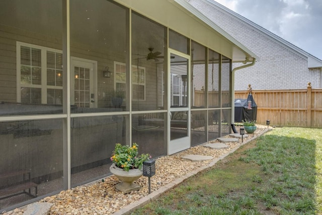 5925 Westheimer Dr, Brentwood, TN 37027 - view of yard with a sunroom
