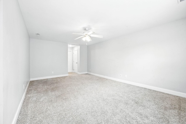 509 Kinslow Ln, Clarksville, TN 37040 - carpeted empty room featuring a ceiling fan and baseboards