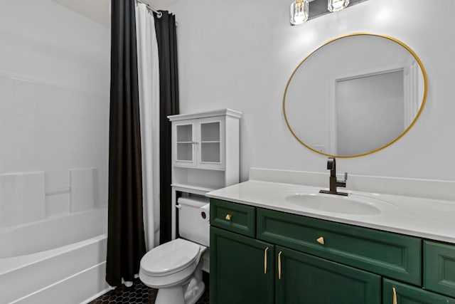 8441 Callabee Way # 14, Antioch, TN 37013 - full bath with vanity, shower / tub combo with curtain, and tile patterned flooring