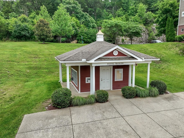 8441 Callabee Way # 14, Antioch, TN 37013 - view of front of home with a front yard, covered porch, and a shingled roof