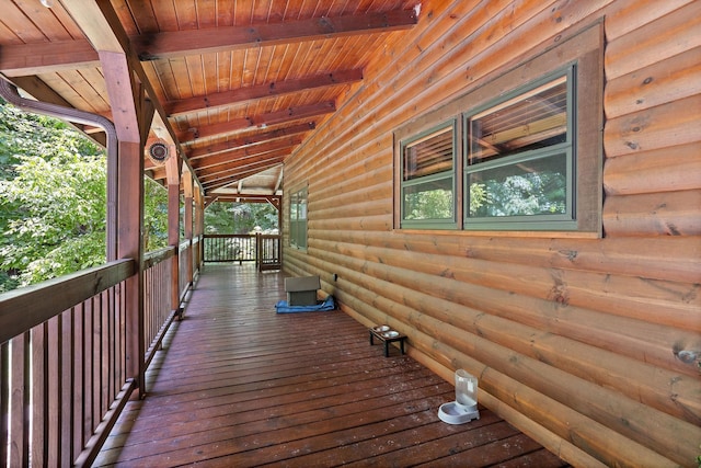 1455 Shell Rd, Goodlettsville, TN 37072 - view of wooden deck