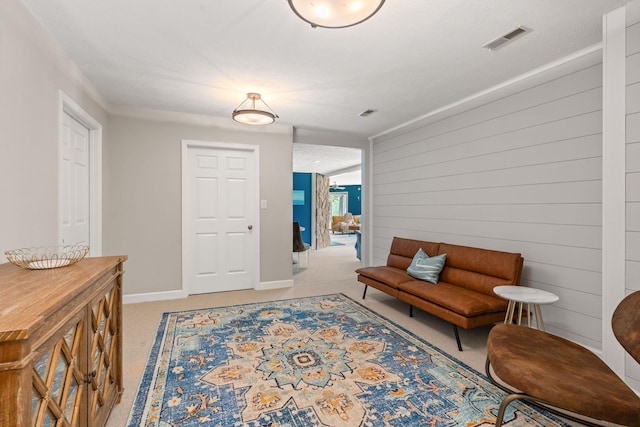 8530 Saundersville Rd, Mount Juliet, TN 37122 - foyer with light colored carpet and wood walls