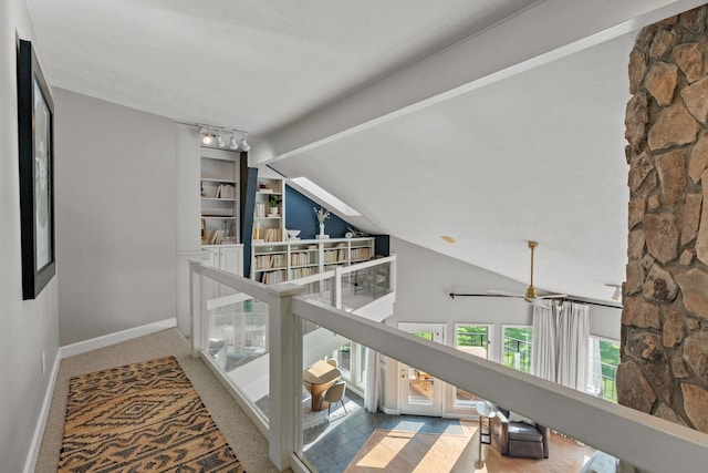 8530 Saundersville Rd, Mount Juliet, TN 37122 - hallway featuring an upstairs landing and carpet flooring