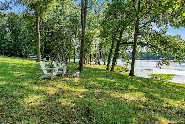 8530 Saundersville Rd, Mount Juliet, TN 37122 - view of green lawn featuring a water view