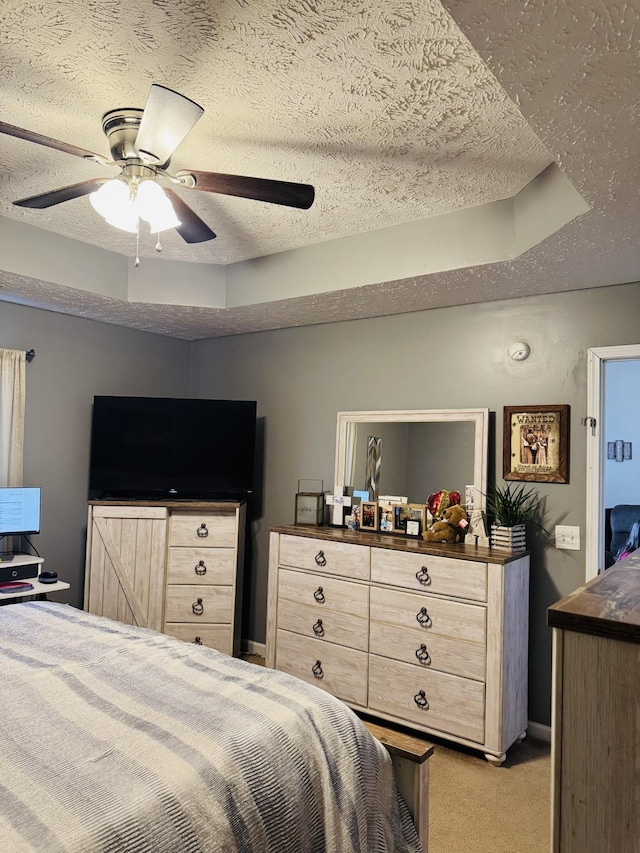 11013 Nevada Ave, Smyrna, TN 37167 - bedroom with a textured ceiling, light colored carpet, and ceiling fan