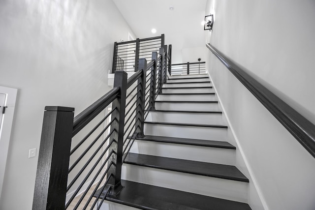 106 5th Ave N, Decherd, TN 37324 - stairs with a high ceiling