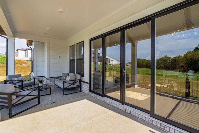 204 Phillips Bnd, Spring Hill, TN 37174 - view of patio with outdoor lounge area
