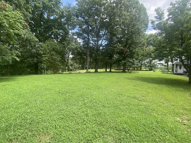 3240 Valley View Ct, Goodlettsville, TN 37072 - view of green lawn featuring view of wooded area