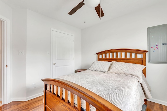 1107 Moreno Ln, Lewisburg, TN 37091 - bedroom featuring wood finished floors and ceiling fan