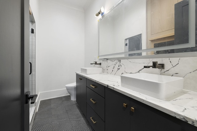 1884 Barnstaple Ln, Brentwood, TN 37027 - full bathroom with double vanity and a shower stall
