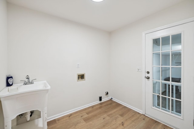 370 Calumet Trce, Murfreesboro, TN 37127 - washroom featuring light wood-style floors and washer hookup