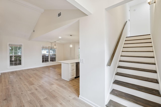 370 Calumet Trce, Murfreesboro, TN 37127 - stairs featuring wood finished floors and baseboards