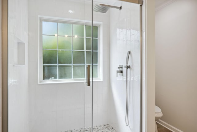 370 Calumet Trce, Murfreesboro, TN 37127 - bathroom with toilet and a tile shower