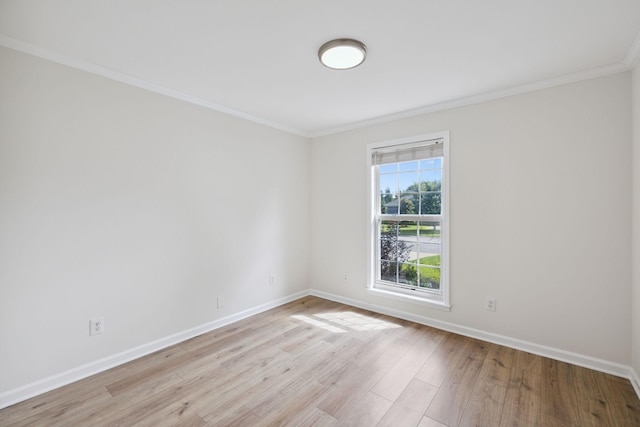 370 Calumet Trce, Murfreesboro, TN 37127 - spare room with ornamental molding and light wood-style floors