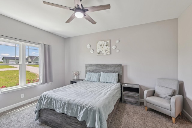 1219 Oak Grove Rd, Dickson, TN 37055 - bedroom featuring carpet floors and ceiling fan