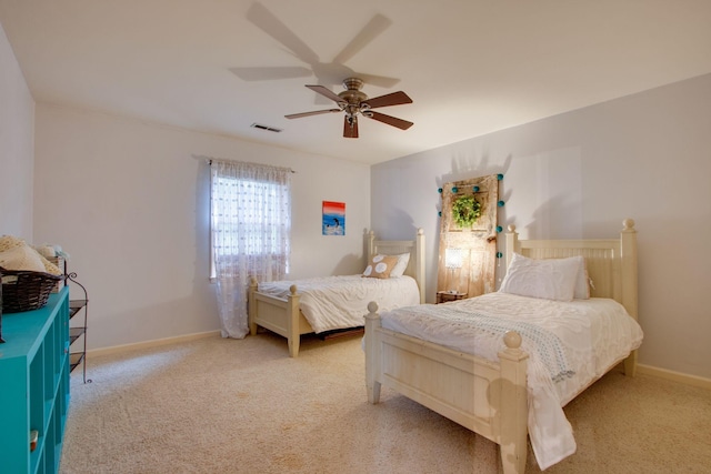 201 Stoneybrook Rd, Columbia, TN 38401 - bedroom with carpet floors and ceiling fan