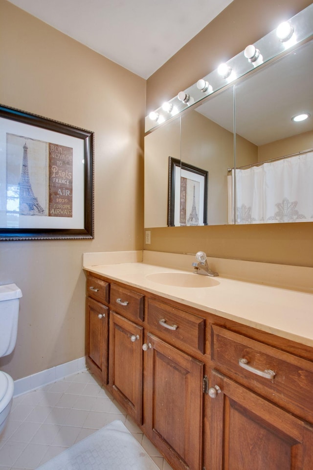 201 Stoneybrook Rd, Columbia, TN 38401 - bathroom featuring vanity and tile patterned flooring