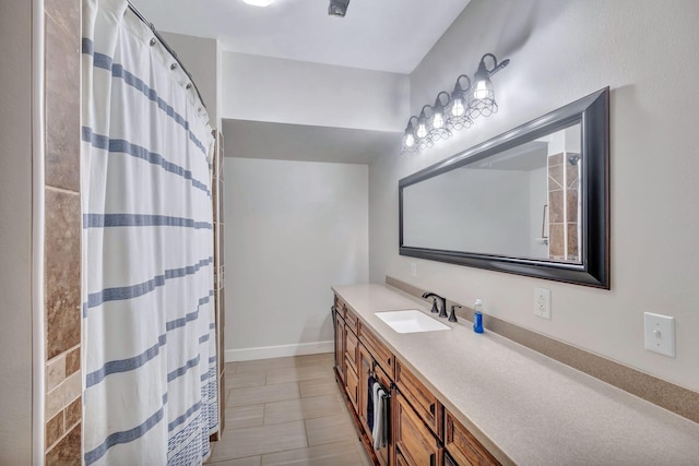 3534 Summertown Hwy, Summertown, TN 38483 - full bath featuring vanity and a shower with curtain