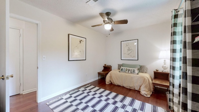 5131 Hunters Point Ln, Hermitage, TN 37076 - bedroom featuring wood finished floors and ceiling fan