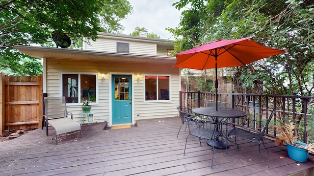 5131 Hunters Point Ln, Hermitage, TN 37076 - deck featuring outdoor dining area