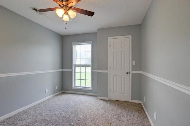 4425 Taylor Hall Ln, Adams, TN 37010 - carpeted spare room featuring ceiling fan and baseboards