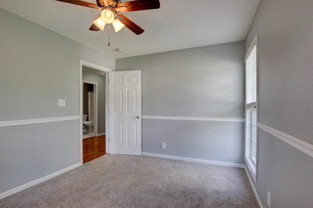 4425 Taylor Hall Ln, Adams, TN 37010 - carpeted spare room featuring a ceiling fan and baseboards