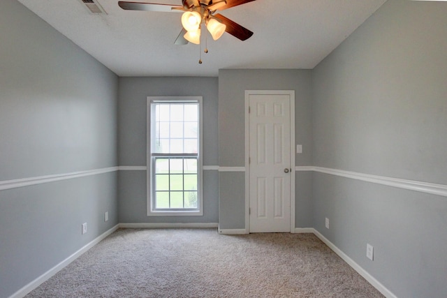 4425 Taylor Hall Ln, Adams, TN 37010 - spare room featuring a ceiling fan and carpet floors