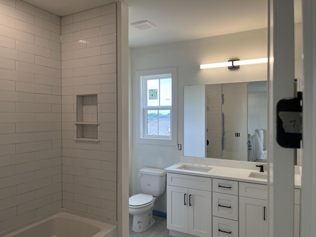 133 Scarsdale Dr S, Hendersonville, TN 37075 - bathroom with double vanity and shower / tub combination