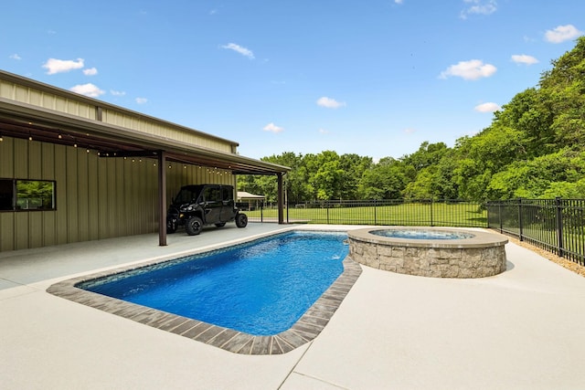 4934 Reynolds Rd, Columbia, TN 38401 - view of pool with a patio area and a pool with connected hot tub
