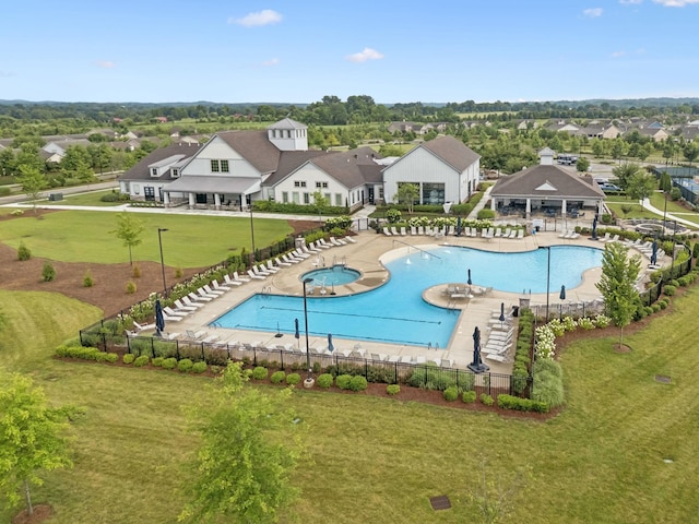 679 Overton Way, Spring Hill, TN 37174 - community pool with a residential view