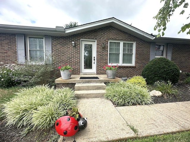 412 Winwood Dr, Lebanon, TN 37087 - view of exterior entry featuring brick siding