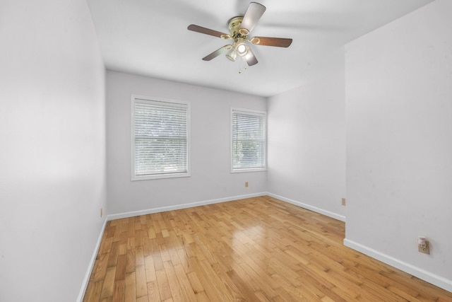 3899 Sadlersville Rd, Adams, TN 37010 - unfurnished room with a ceiling fan and light wood-style floors