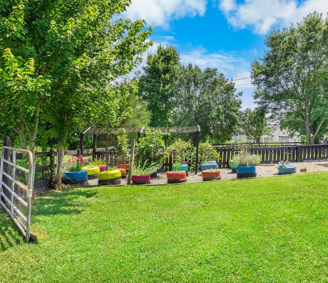 3899 Sadlersville Rd, Adams, TN 37010 - view of yard featuring a vegetable garden