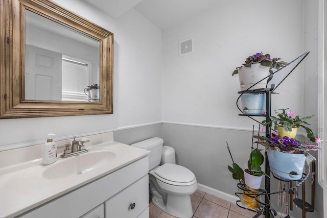 3899 Sadlersville Rd, Adams, TN 37010 - half bathroom featuring tile patterned flooring and vanity
