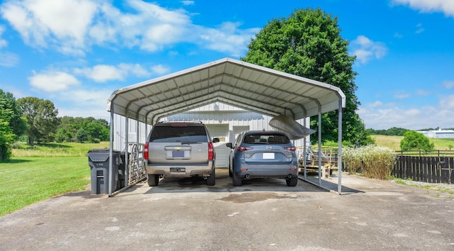 3899 Sadlersville Rd, Adams, TN 37010 - view of car parking with driveway and a carport