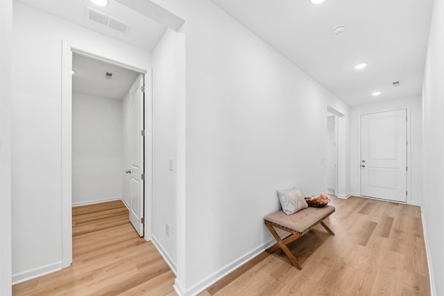 2337 Williamsport Lndg, Columbia, TN 38401 - hallway featuring light wood finished floors and recessed lighting